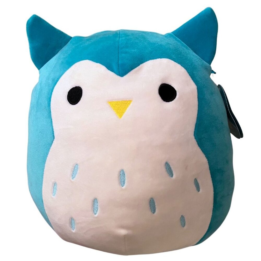 SQUISHMALLOW 12" WINSTON the Owl, Squishdate 03.01.2018 💙🤍